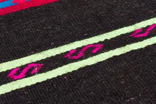 ÇOK RENKLİ  EL DOKUMA KİLİM PASPAS