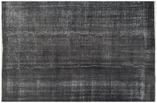 GENELEKSEL EL DOKUMA ANTRASİT RENGİ VİNTAGE HALISI