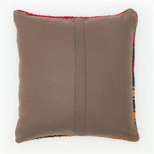 ÇOK RENKLİ ÇİZGİLİ DESEN ÇAPUT PALA KİLİM YASTIK KILIFI