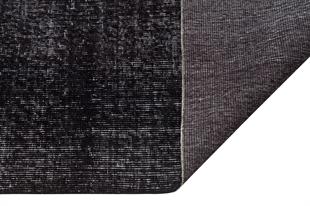 GENELEKSEL EL DOKUMA ANTRASİT RENGİ DESENSİZ  VİNTAGE HALISI