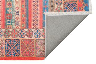 RUBY MULTY YIKANABİLİR KOLAY KULLANIMLI MODERN VE GELENEKSEL DESENLERE SAHİP RENKLİ KİLİM