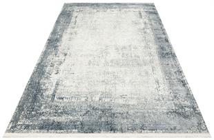 GREY BEİGE HAV TOZ VERMEZ ESKİTME DESENLİ MODERN MAKİNE HALISI