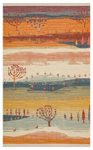 TERRA Yıkanabilir, Çift Taraflı Kullanıma Uygun Yumuşak Tuşeli Otantik Kilim