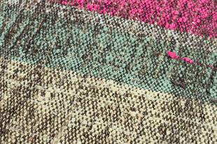 EL YAPIMI ÇOK RENKLİ KEÇİ KILI YÜNLÜ KİLİM PASPAS