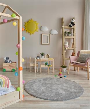   COMFORT 1006 GREY Q Kolay Kullanımlı Hav Toz Vermez Yumuşak Dokulu Modern Pofuduk Shaggy Halı