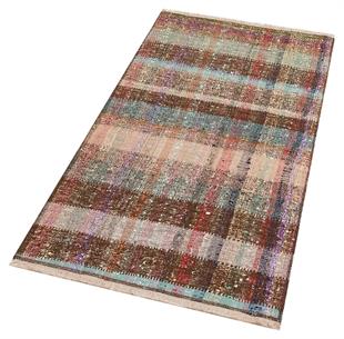 Renkli El Dokuma Anadolu Sumak Yolluk Yünlü Kilim