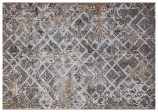 HALICA CRAFT GRİ BEJ RENGİ GEOMETRİK DESEN SALON HALISI