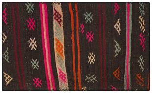 GERÇEK EL DOKUMA DULAVRATOTU MOTİFİ  KEÇİ KİLİM PASPAS