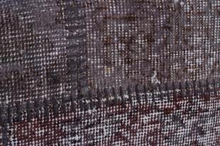 GERÇEK EL DOKUMA GRİ RENGİ EL DOKUMA PUF