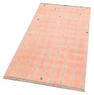 GERÇEK EL DOKUMA PUDRA RENGİ KENDİR KİLİMİ