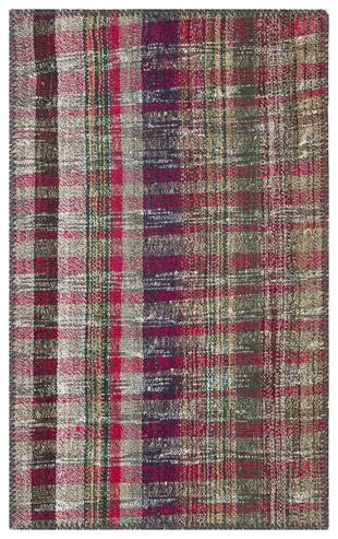 ÇOK RENKLİ EL DOKUMA KEÇİ KILI KİLİM PASPAS