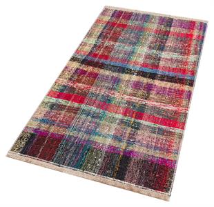 GENELEKSEL EL DOKUMA RENKLİ ÇAPUT PALA ANTİK KİLİMİ