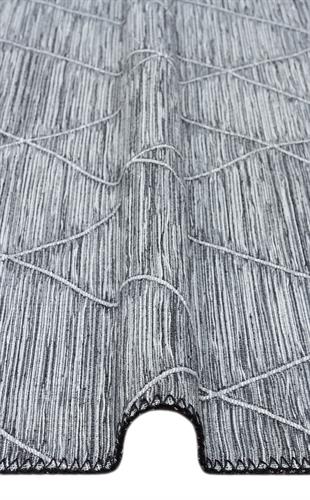 ARYA CRAFT GREY HAV TOZ VERMEZ YIKANABILIR MODERN DESENLI DOKUMA KILIM