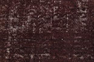 GERÇEK EL DOKUMA DESENSİZ KAHVERENGİ YOLLUK VİNTAGE HALISI