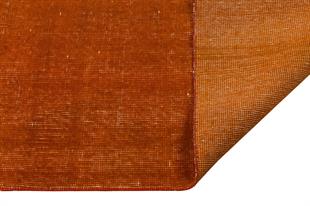 GENELEKSEL EL DOKUMA KİREMİT RENGİ VİNTAGE HALI