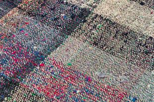 Gümüş Çok Renkli El Dokuma Anadolu Sumak Yolluk Kilim