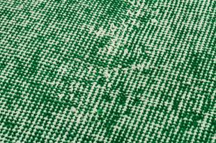 AÇİK YEŞİL RENGİ EL DOKUMA VİNTAGE HALI PASPAS