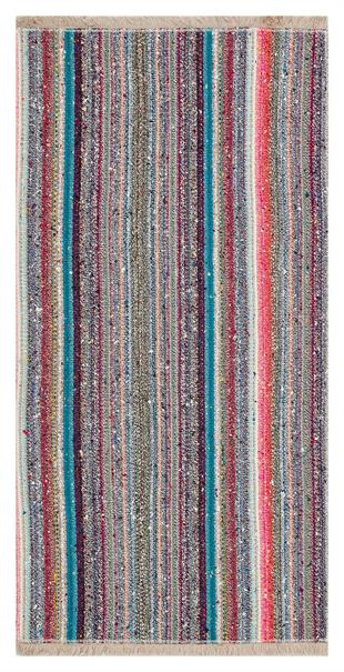 ÇOK RENKLİ ÇİZGİLİ DESEN ÇAPUT PALA KİLİM