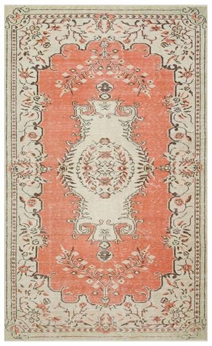 GERÇEK EL DOKUMA PUDRA RENGİ KAHVE ÇİÇEKL