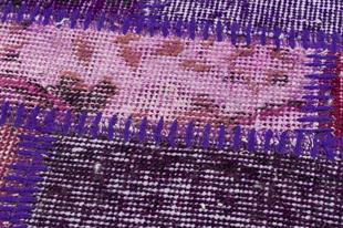 GENELEKSEL EL DOKUMA MULTİ  RENGİ PATCHWORK HALI PASPAS