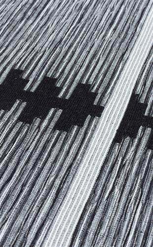 ARYA CRAFT WHİTE BLACK HAV TOZ VERMEZ YIKANABILIR MODERN DESENLI DOKUMA KILIM