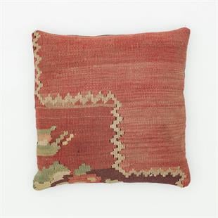 GENELEKSEL EL DOKUMA NAR ÇİÇEĞİ RENGİ BOHEM DESEN YASTIK KILIFI 