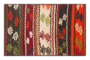 ÇOK RENGİ EL DOKUMA KİLİM PASPAS