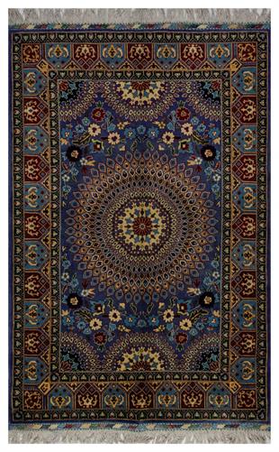 ORJINAL EL DOKUMA TAVUS DESENLI AFGAN HALI