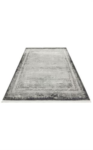 GREY HAV TOZ VERMEZ ESKİTME DESENLİ MODERN MAKİNE HALISI