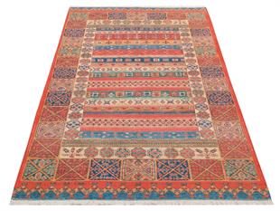 RUBY MULTY YIKANABİLİR KOLAY KULLANIMLI MODERN VE GELENEKSEL DESENLERE SAHİP RENKLİ KİLİM