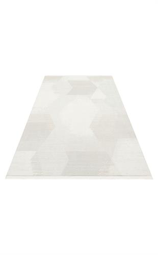 CREAM BEİGE  XW HAV TOZ VERMEZ ESKİTME DESENLİ MODERN MAKİNE HALISI