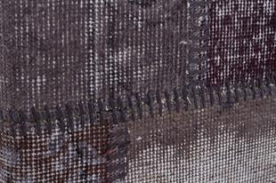 GERÇEK EL DOKUMA GRİ RENGİ EL DOKUMA PUF