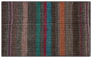 GERÇEK EL DOKUMA GRİ TONLERİ KEÇİ KİLİM PASPAS