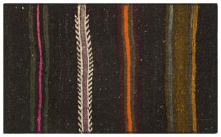 GENELEKSEL EL DOKUMA MERCAN RENGİ KENDİR KİLİM PASPAS