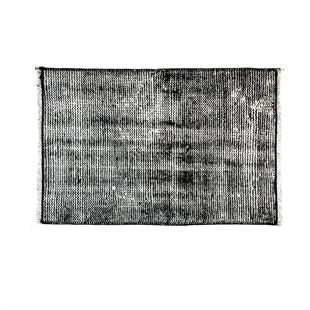 EŞSİZ EL DOKUMA ANTRASİT RENGİ VİNTAGE HALI PASPAS