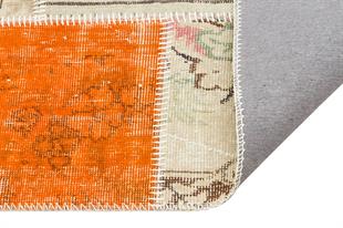 Geneleksel El Dokuma Multi Rengi Patchwork Halı