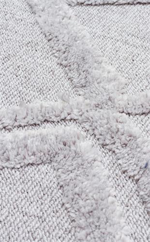 TERAZZO Hav Toz Vermez Yumuşak Dokulu Etnik Örgü Desenlere Sahip Modern İskindinav Halı