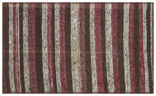 GERÇEK EL DOKUMA BEJ MÜRDÜM RENGİ KİLİM PASPAS