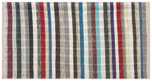 GERÇEK EL DOKUMA ÇOK RENKLİ ANADOLU ETNİK KİLİMİ