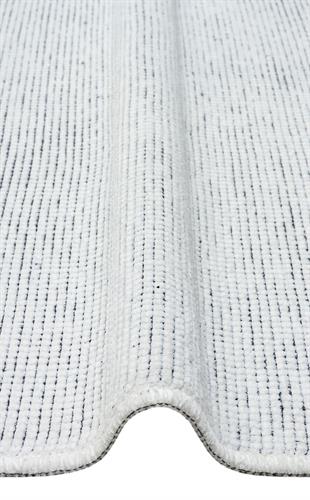 CAPRI WHİTE HAV TOZ VERMEZ KAYMAZ KOLAY KULLANIMLI YIKANABILIR DÜZ RENK KILIM