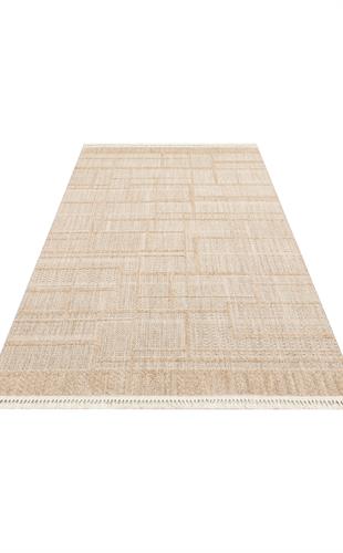 BEJ HAV TOZ VERMEYEN YUMUŞAK DOKULU MODREN MAKİNE HALISI