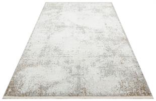 GREY BEİGE XW HAV TOZ VERMEZ ESKİTME DESENLİ MODERN MAKİNE HALISI