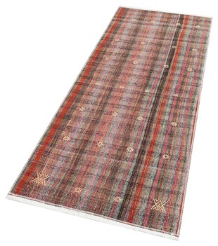 ÖZEL EL DOKUMA ESKİTME VINTAGE KİLİM 