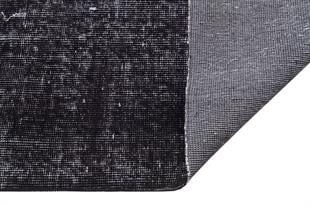 EŞSİZ EL DOKUMA SİYAH RENGİ YOLLUK VİNTAGE HALISI