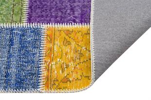 Geneleksel El Dokuma Multi Rengi Patchwork Halı