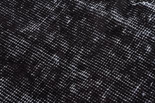 EŞSİZ EL DOKUMA SİYAH RENGİ YOLLUK VİNTAGE HALISI