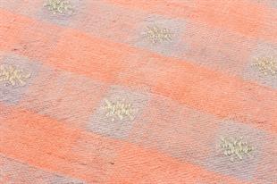 GERÇEK EL DOKUMA PUDRA RENGİ KENDİR KİLİMİ