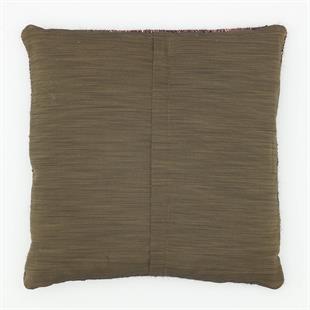 GERÇEK EL DOKUMA KAHVE TONLERİ ÇAPUT PALA KİLİM YASTIK KILIFI