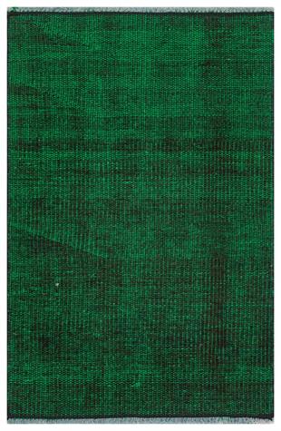 GENELEKSEL EL DOKUMA YEŞİL RENGİ VİNTAGE PASPAS