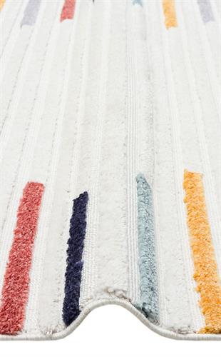 TERAZZO Hav Toz Vermez Yumuşak Dokulu Etnik Örgü Desenlere Sahip Modern İskindinav Halı